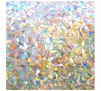 rabbitgoo Rainbow Window Film Privacy Film for Glass Windows, 90x200cm