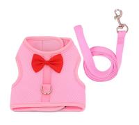 RabbitHarness Set - Small Animal Vest, Lightweight Breathable BunnyHarness, Escape Proof Outfit | Adjustable Included Ensuring Safe Outdoor Walking And Play For Rabbits, Kittens Pets