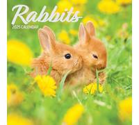 Rabbits 2025 Traditional Calendar