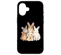 Rabbits Bunnies Cute Rabbit Lover Case for iPhone 16