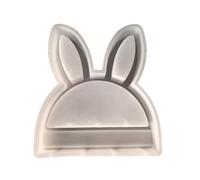 Rabbits Design Silicone Mold Figurines with Plasters Resin Ideal for Seasonal Lovely Decors Rabbits Craft Mold