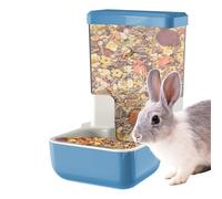 Rabbits Food and Water Dispenser - Automatic Chinchilla Food Bowl,Detachable Stable Design Large Capacity Storage for Ferret Pigeons Gerbils Hedgehog Chinchilla