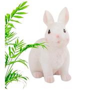Rabbits Garden Statues - Outdoor Realistic Rabbits LED Lights Figurine