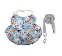 Rabbits Harnesses and Leashes Softable Cotton Vests Harnesses Regulable Length for Small to Media Size Bunnies Cotton Rabbits