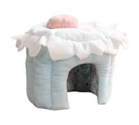 Rabbits Soft Warm Home Winter Cake Shape Pet Hamster