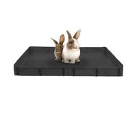 Rabbitz Cage Mat - Reusable Pet Cage Floor Pad, Non Slip Small Animal Litter Protection Layer, Soft Absorbent Habitat Accessory | Guinea Pig Ferret Hedgehog Chinchilla Bunny for Crate Playpen Use