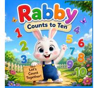 Rabby Counts to Ten: A Fun Counting Adventure for Kids Ages 3-5 | Learn Numbers 1-10 with Apples, Butterflies, Flowers, Birds, and More (Rabby's Little English Adventures)