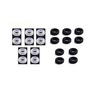 Rabi Silicone Eyeglasses Temple Tips Sleeve Retainer,Anti-Slip Round Comfort Glasses Retainers For Spectacle Sunglasses Reading Glasses Eyewear,10 pairs