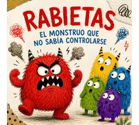 Rabietas el Monstruo que no sabía Controlarse: Cuento Infantil para Aprender a controlar el Enfado | Letra mayúscula (Cuentos infantiles ilustrados)