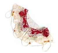 rabithenn Chinese Red Phoenix Phoenix Lace Cloud Collar Shawl Wrap Shoulder Scraf for Mamian Skirt Hanfu Handmade (Red Phoenix), Red Phoenix, Large