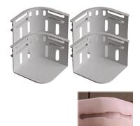 Rablue 4PC Bed Sheet Holder with Lock Strips, Invisible Sheet Fixer, Fitted Clips Keep Sheets Firm & Tight Type no More Loose Sheets,Invisible Sheet Fastener(Grey)