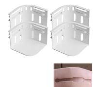 Rablue 4PC Bed Sheet Holder with Lock Strips, Invisible Sheet Fixer, Fitted Clips Keep Sheets Firm & Tight Type no More Loose Sheets,Invisible Sheet Fastener(White)