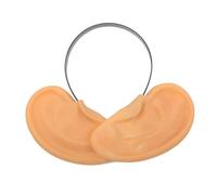 Rablue Beige Big Ears On Headband, Big Ears on Headband,1 Pc. - Eye-Catching Costume Accessory, Perfect for Themed Parties, Fairytale &Stories, World Book Day, & Cosplay (A)