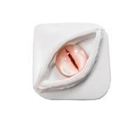 Rablue Contact Lens Cases,Halloween Contact Lenses, Fancy Halloween Gifts Eyes Personality Box, No Contact Lens,Tweezers & Suction Stick, 6.8 x 6.8 x 1.9 cm Eyes Storage Travel Portable Lens Box(C)