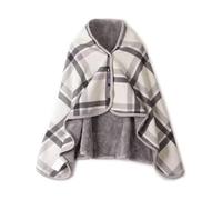Rablue Masyrt Throw Blanket,Wearable Multifunctional Warm Scarf Shawl, Cordless Wrap Poncho,Flannel Heating Cape,Ideal for Women and Office Use (80 * 130cm)