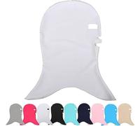 RABNZHDEO Facekini Swim Cap, UPF 50+ UV Protection Mask, Face Bikini Balaclava Sun Protection Face Mask For Swimming Ski Motorcycle(White)