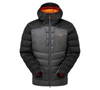 Rab Men’s Cirrus Ultra Jacket - Lightweight Insulated Hooded Coat for Trekking, Climbing, & Skiing - Anthracite/Graphene - XX-Large
