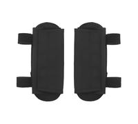 rabuu 2PCS Tactical Shoulder Pad Covers, Nylon Breathable Mesh for Cable/Pipe Storage, Fit JPC1.0/JPC2.0/JPC3.0/SPC & Similar Gear(BLK)