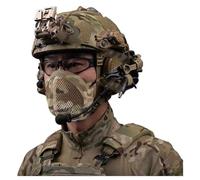 rabuu FAST II Tactical Helmet Set (Diamond Hole) With Active Noise Canceling Headset & Visor Mount(C)