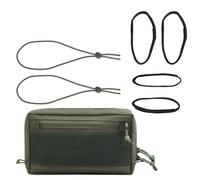 rabuu Horizontal First Aid Kit with Adhesive Board, MOLLE Compatible - Multi-Functional Storage Bag for Team Activities, Tactical Games(RG)