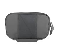 rabuu Small Multi-Purpose Task Bag, Nylon Utility Pouch with Inner Hook-and-Loop Panel & Elastic Straps for Team Activities, Tactical Games (25x16cm)(WG)