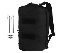 rabuu Tactical First Aid Backpack, 37x27x11cm, 0.57kg, Large Capacity, Multi-Layer Storage for Games, Movie Props, Team Activities(BLK)