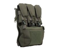rabuu Tactical Supplement Pack, High-Strength Nylon Expansion Bag Quick-Pull Head & Detachable Plate, for Tactical Games(OD)