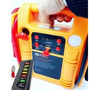 RAC 12v 400 Amp Rechargeable Compact Car Battery Booster Jump Starter Power Pack Includes 12v Battery & Alternator Tester