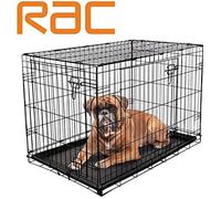 RAC Dog Crate 2 Door Easy Assemble Folding Dog Cage S,M,L