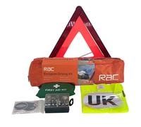 RAC European Driving Kit - Emergency Roadside Assistance Kit For Travel In France And Europe, Orange
