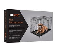 RAC Fold Flat Dog Carrier, Small, Clear