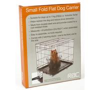 RAC Fold Flat Steel Carrier With Mattress and Bandana - Small