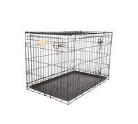 RAC Metal Fold Flat Crate With Plastic Tray - Large