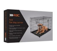 Rac Metal Fold Flat Crate With Plastic Tray Lge 91X62X56Cm