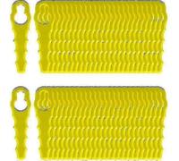Rac155 Rac157 Rac158 Blades 100 Pack Double Head Serrated Compatible for Ryobi Edger