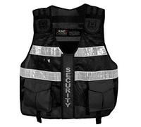 RAC3 Hi Viz Tactical Vest Dog Handler Security, Paramedic, Enforcement, Tac Vest (Black)