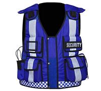 RAC3 New Hi Viz Tactical Vest Dog Handler Security,CCTV, Event staff, Tac Vest (Blue)