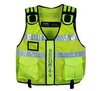 RAC3 Security Hi-Visibility Vest | Enhanced Safety Gear for Maximum Visibility | Universal Size Fits Up to 5XL