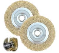 RAC814 Replacement Wire Brush for Ryobi Patio Cleaner, Block Paving Wire Brush Wheel for RY18PCA-0 & OPC1800, Joint Cleaning Metal Brush 115mm