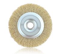 RAC814 Wire Brush Replacement for Ryobi Patio Cleaner Wire Wheel Brush with Arbor Hole for RY18PCA-0 OPC1800 OPC1815 EFB 400/401 and More Cleaning Rust Joint Debris(115mm*16mm*10mm)