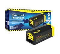 Racan Electronic Rat Trap - Indoor Rodent Control Device That Kills Rats Instantly, Humane Electric Trap for Home and Utility Areas