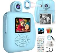 Racazl Kids Camera - Instant Print for Kids, Inkless, Toddler Digital Video Camera - Perfect Christmas & Birthday Gifts for Girls & Boys