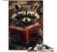 Raccoon 1000 Piece Jigsaw Puzzles for Adults & Teens, for Age 14+ Home Art Decor Family Games Christmas Birthday Gifts (50x75cm)