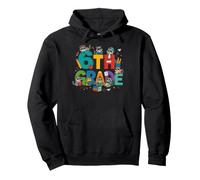 Raccoon 6th Grade Student Back To School Pullover Hoodie