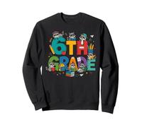 Raccoon 6th Grade Student Back To School Sweatshirt