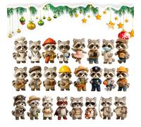 Raccoon Advent Calendar - Raccoon Countdown 26 x 18 cm, Smooth Edge | Fun 24 Day Christmas Countdown with its Creative Design, Calendar 'Avven