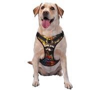 Raccoon Among Fruits Small Printed pet Traction Vest for Pets to wear When Walking The Dog or Climbing Mountains