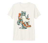 Raccoon Barber Lover Haircut Chair Clipper Premium T-Shirt