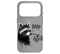 Raccoon Boop Skeleton Hand Boop Halloween Cute Graphic Case for iPhone 17 Pro