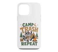 Raccoon Camp Trash Repeat Funny Camping Woodland Humor Case for iPhone 13 Pro Max